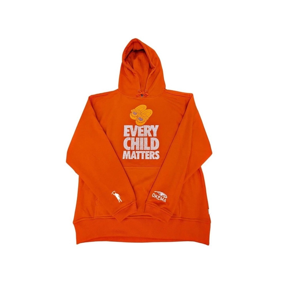 Orange Shirt OKEMA Drezus Every Child Matters Sweatshirt Hoodie New L